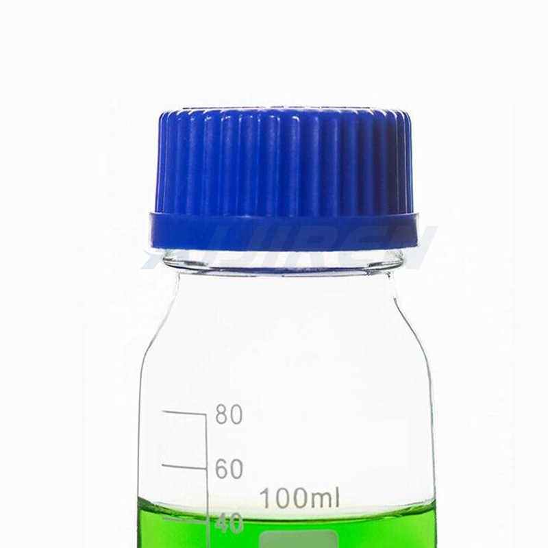 polypropylene Laboratory 125ml sterilize plastic clear reagent bottle